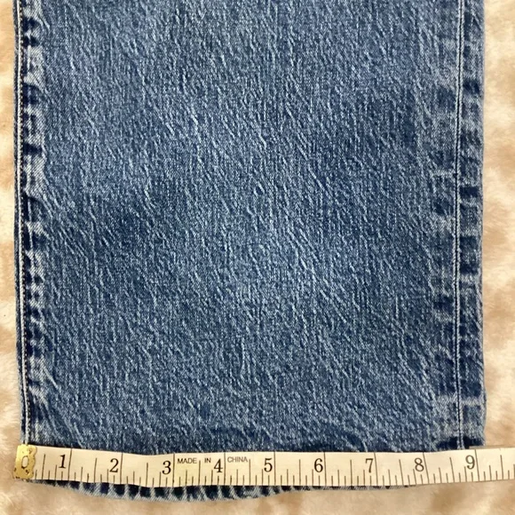 J Crew Medium Wash Full Length Wide-Leg Jeans, Size 29T - Picture 11 of 16